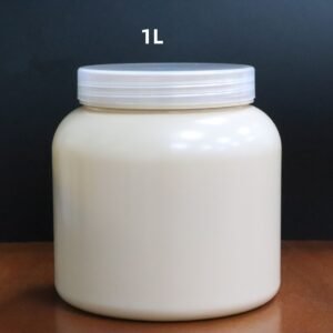 pet plastic jar wide mouth bottle food jar honey bottle dried fruit grain bottle hair mask bottle hair mask bottle protein powder jar