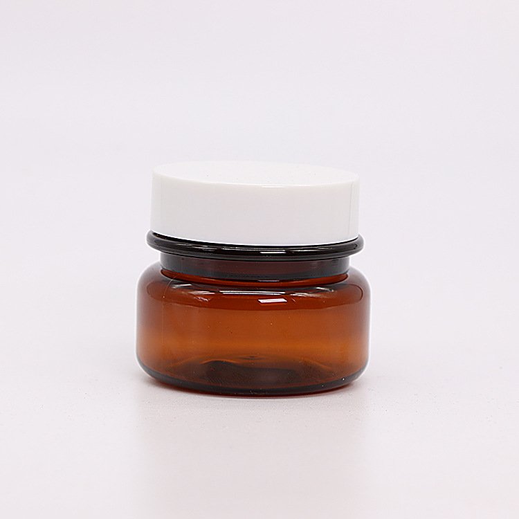 Eye cream bottle cosmetics sub-bottle high-grade brown cream bottle tea-colored face cream sample empty bottle customization