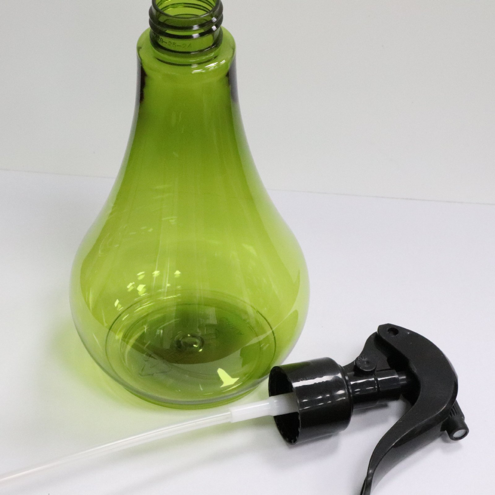 350mlPET creative big belly water drop shape alcohol spray bottle milk tea fruit wine bottle shampoo shower gel bottle - 图片 6