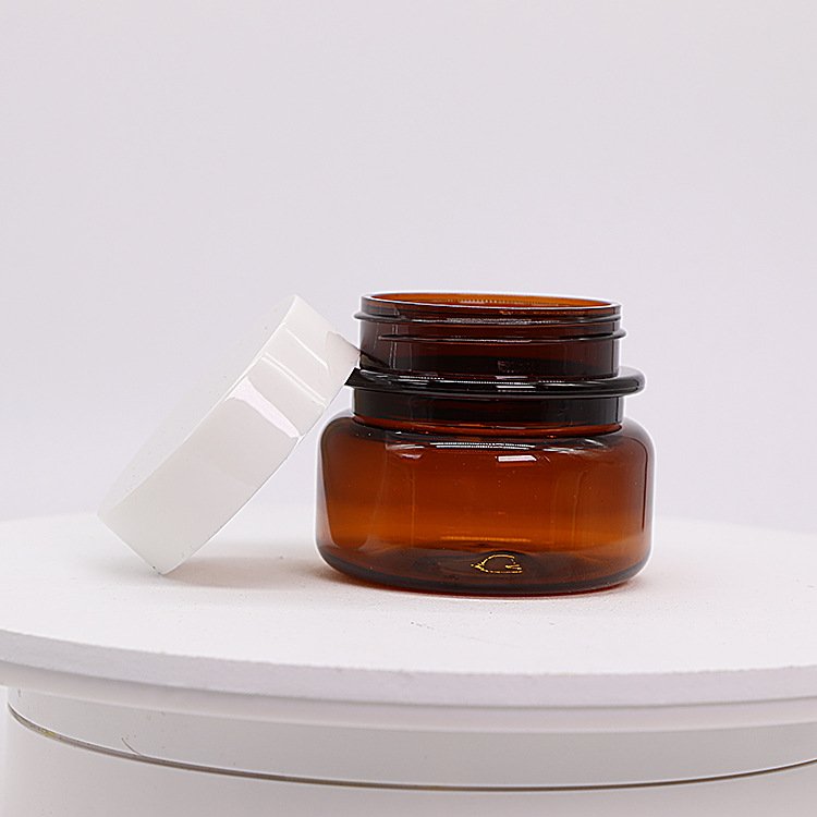 Eye cream bottle cosmetics sub-bottle high-grade brown cream bottle tea-colored face cream sample empty bottle customization - 图片 5