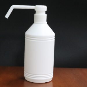 Factory supply 2024 new 500mHDPEl push-type long rod spray round bottle medical alcohol spray bottle