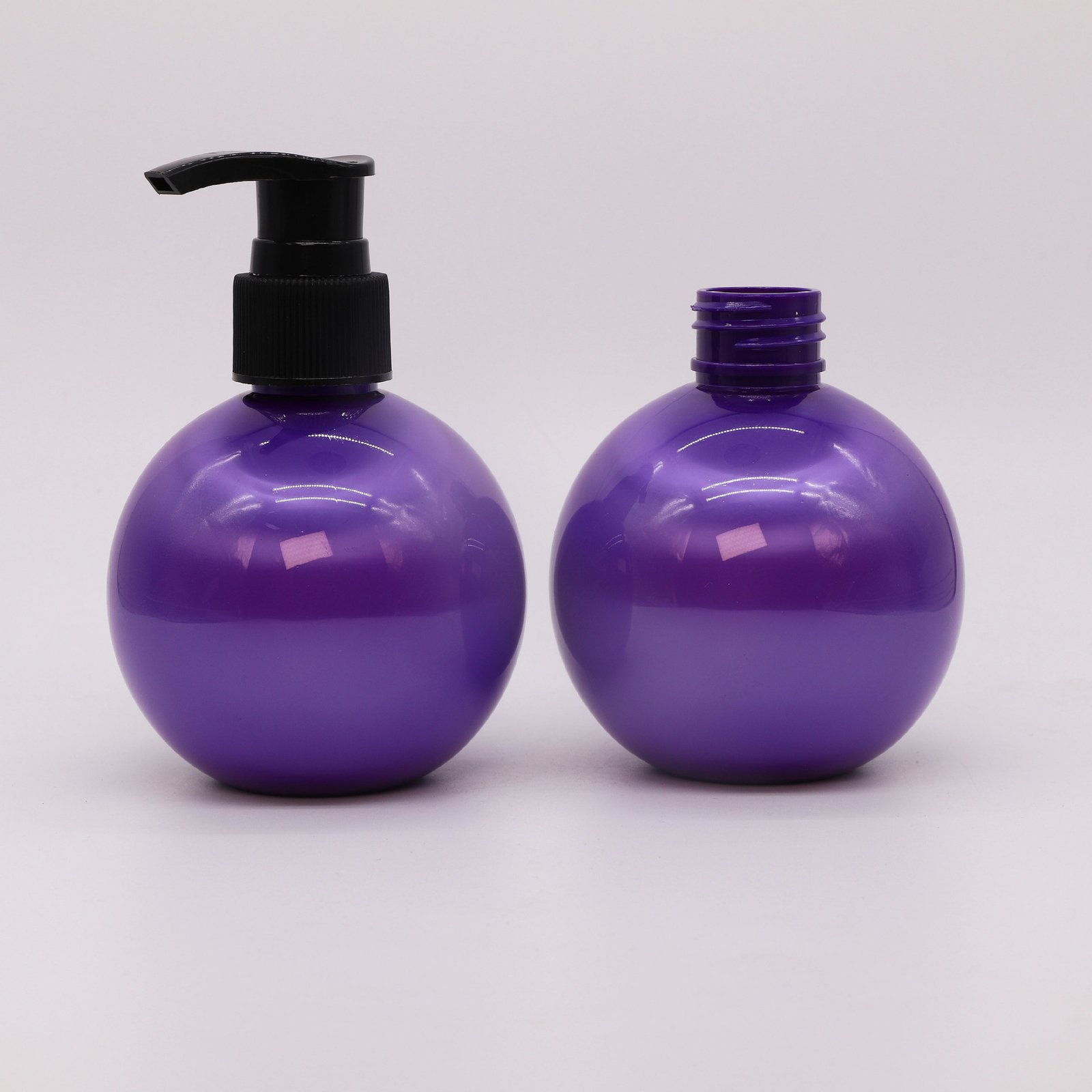 Manufacturers supply PET facial cleanser hand cream body lotion bottle plastic shed spherical bottle push baking soda toothpaste bottle