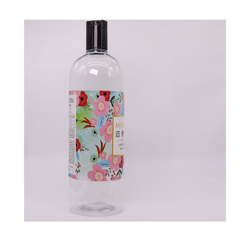 Transparent laundry detergent plastic pot pet laundry detergent bottle 1000ml detergent conditioner shampoo bottling - 图片 5