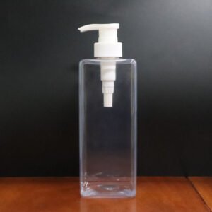 750ml plastic bottle square bottle shampoo shower gel bottle press spiral lotion bottle conditioner bottle