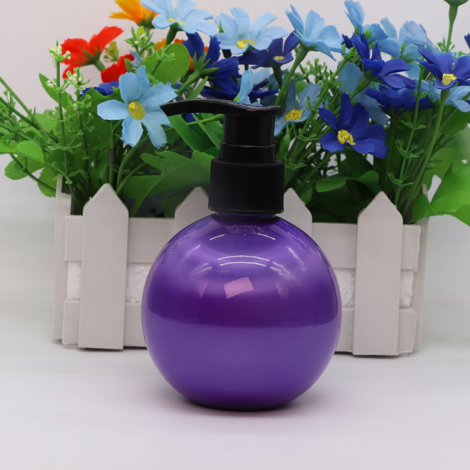 Manufacturers supply PET facial cleanser hand cream body lotion bottle plastic shed spherical bottle push baking soda toothpaste bottle - 图片 5