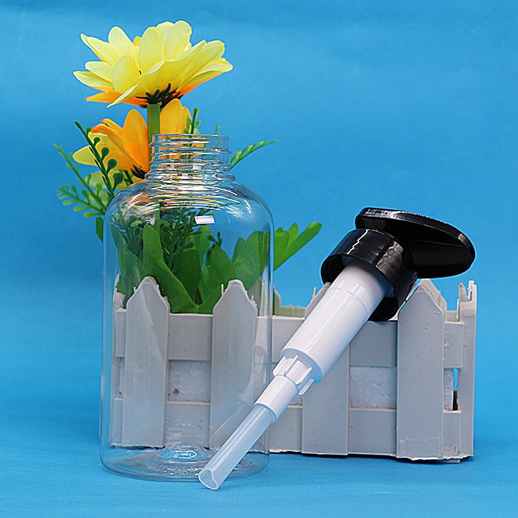 300ml Nordic style push-type hand sanitizer cosmetics bottle shampoo conditioner shower gel empty bottle - 图片 3