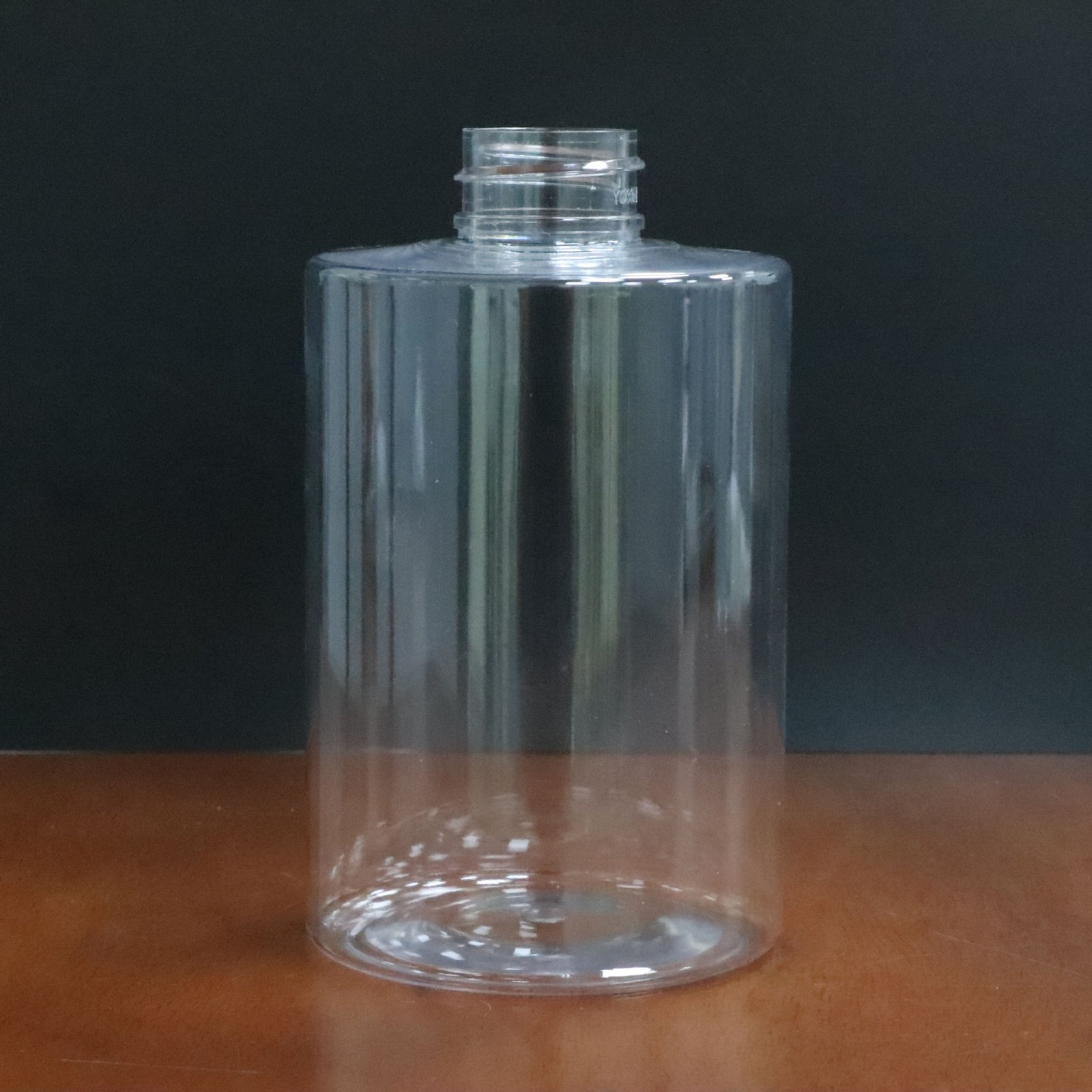 Manufacturers supply 300ml short fat flat shoulder cylindrical bottle round head pump press bottle shower gel bottle portable sub-bottling bottle - 图片 3