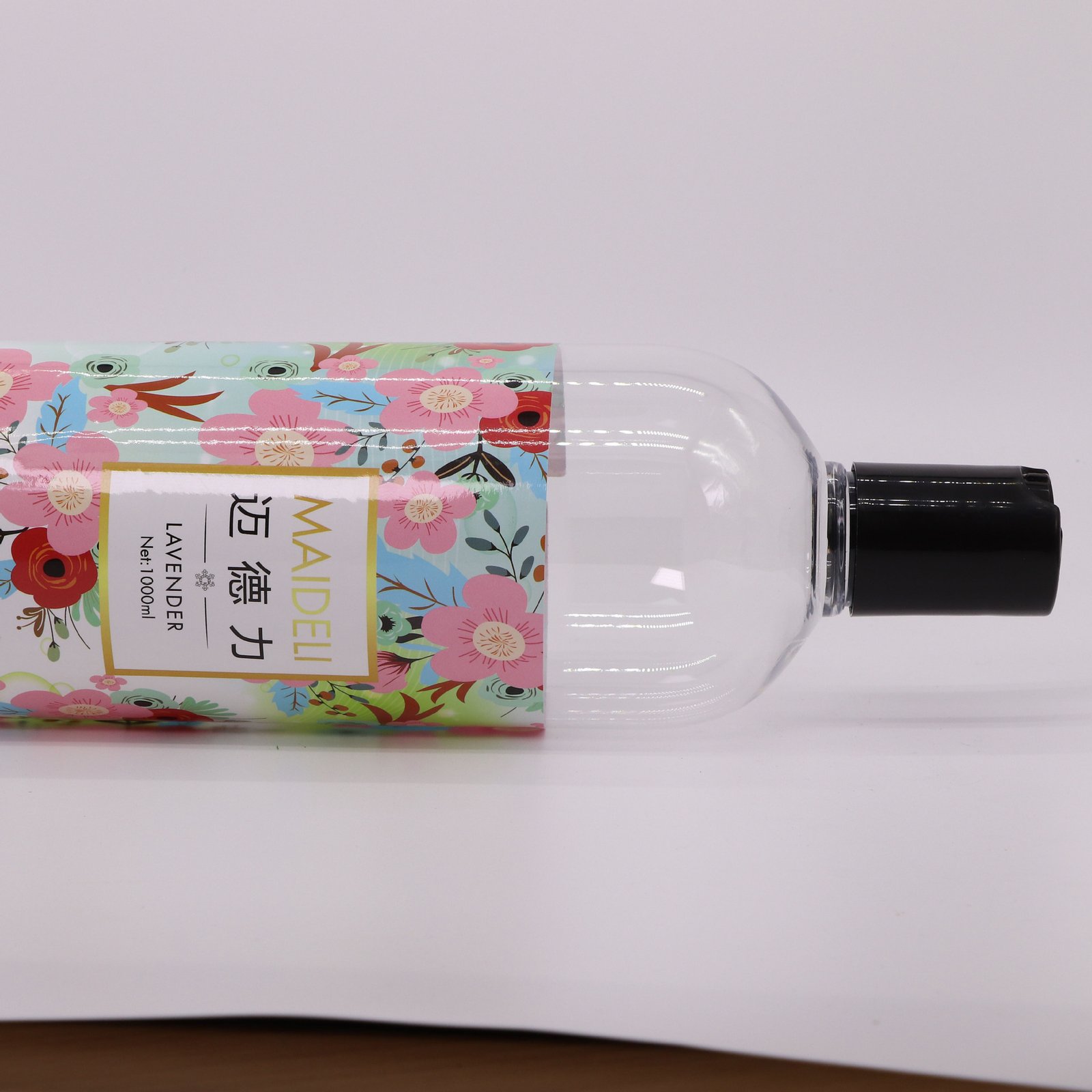 Transparent laundry detergent plastic pot pet laundry detergent bottle 1000ml detergent conditioner shampoo bottling - 图片 2