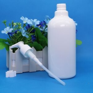 500ml PE plastic bottle spray bottle spray gun bottle oblique shoulder round bottle push type lotion bottle special-shaped bottle