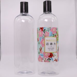 Transparent laundry detergent plastic pot pet laundry detergent bottle 1000ml detergent conditioner shampoo bottling