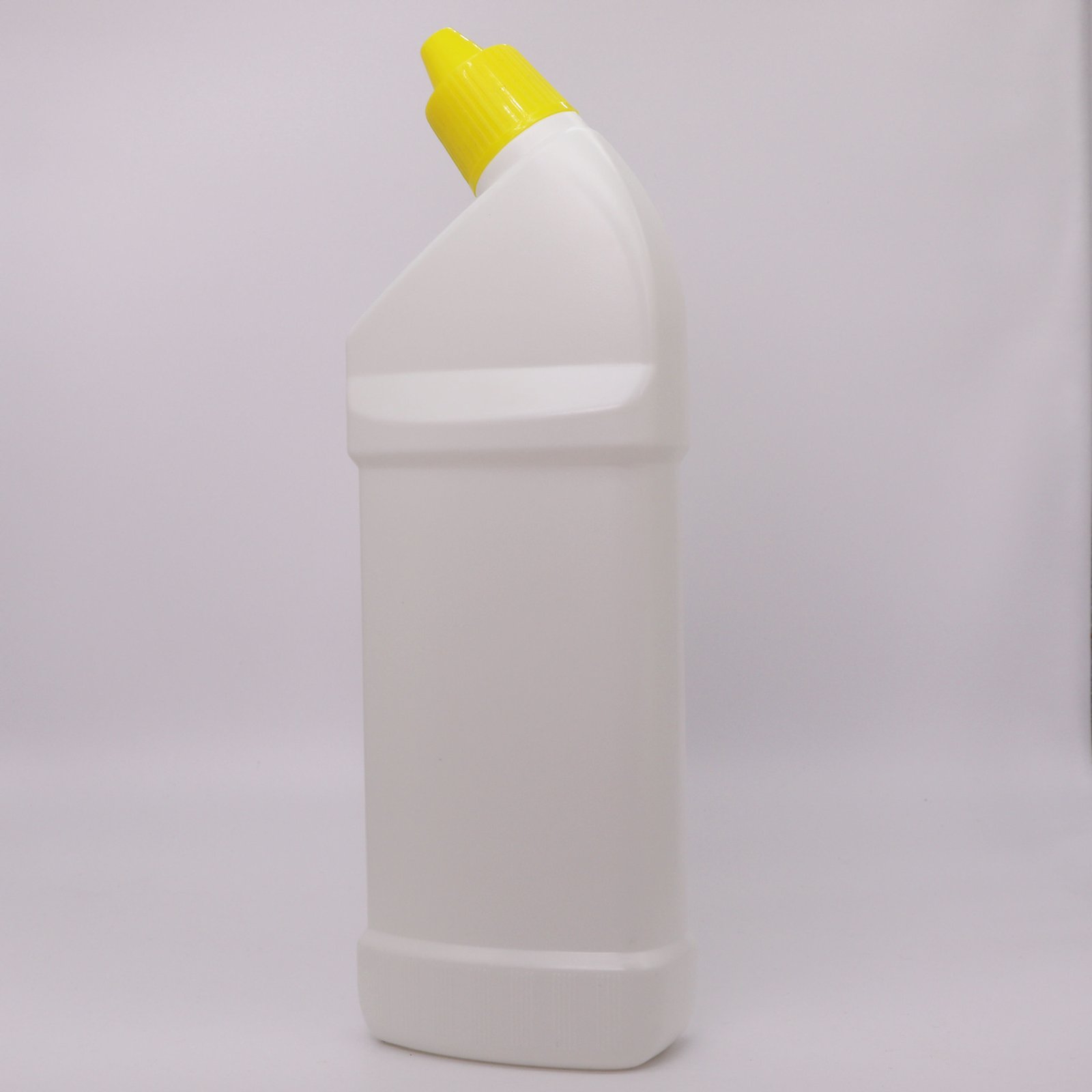 600ml special-shaped toilet cleaner bottle, toilet cleaner bottle, household chemicals bottle, PE crooked mouth toilet cleaner disinfection bottle