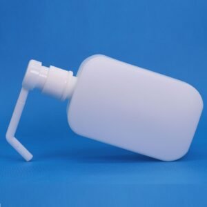 500ml hand sanitizer bottle free-wash gel bottle white square bottle PE hand sanitizer bottle cleaning bottle disinfectant empty bottle