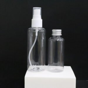 100ml50ml cylindrical alcohol bottle spray bottle small spray pot transparent spray bottle perfume bottle