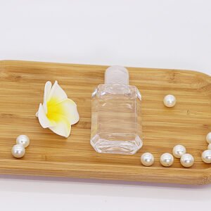 60ml hand sanitizer gel transparent disinfectant gel bottle flip cap small flat bottle edge bottle