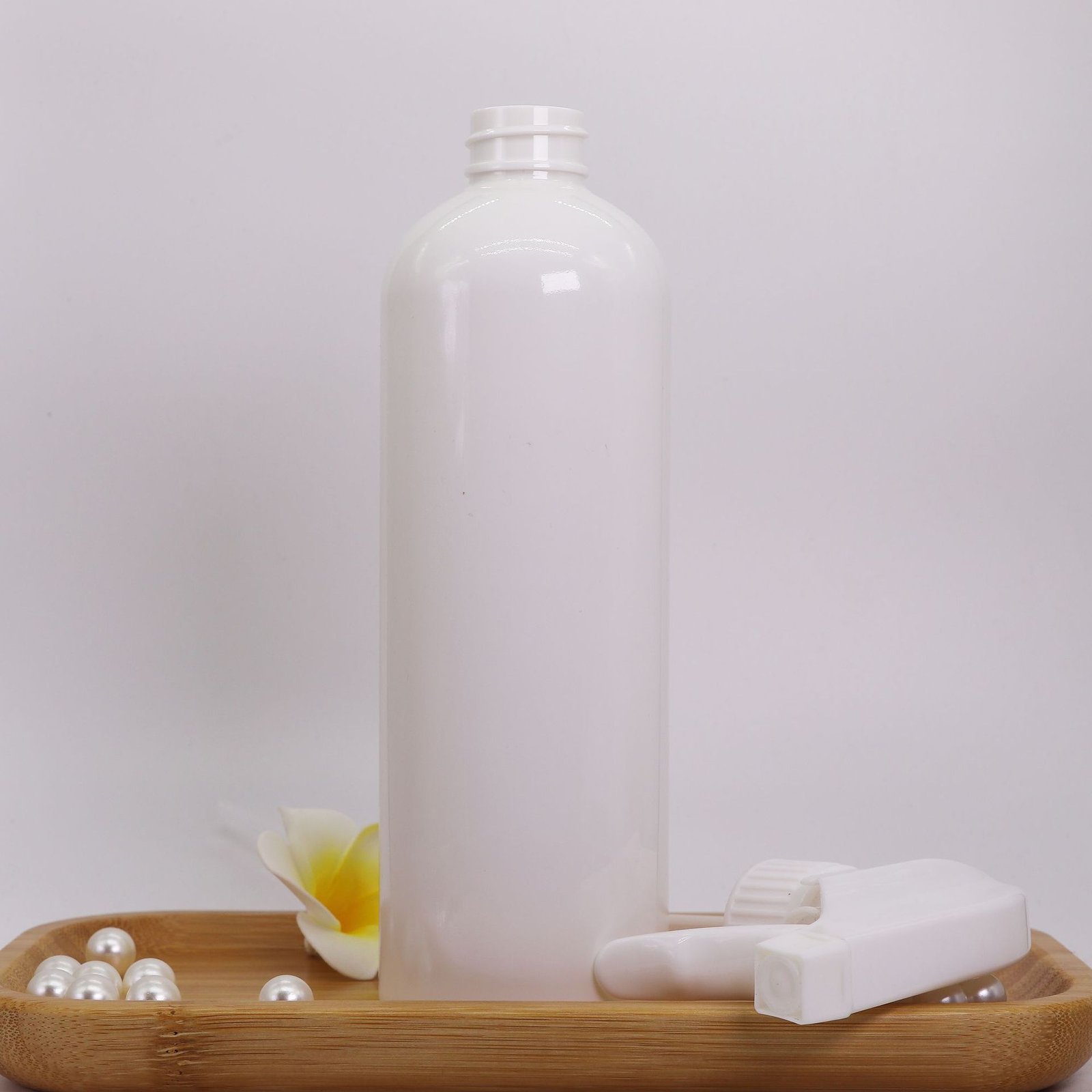 500ML1000ML large capacity white spray bottle round bottle disinfection alcohol spray bottle multi-purpose spray bottle - 图片 2